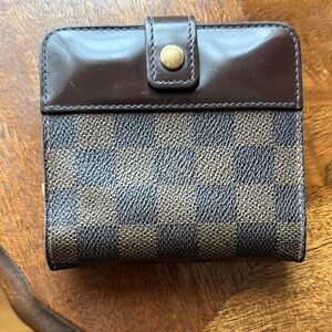 Louis Vuitton Damier Ebene compact bifold wallet